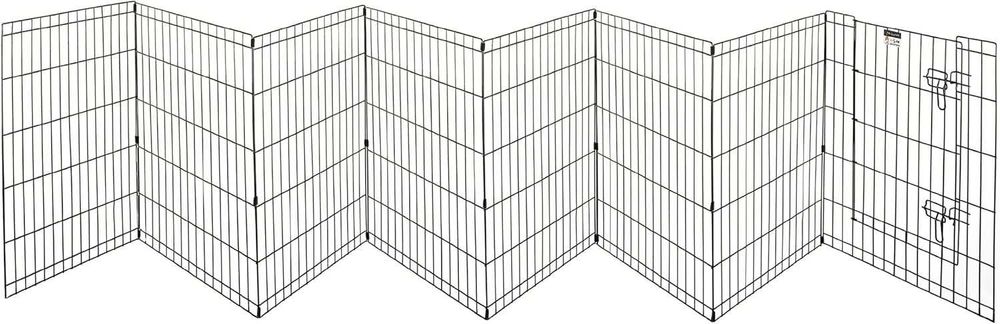 Țarc metalic pliabil, pentru căței sau alte animale mici