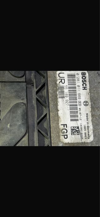 ECU Calculator motor Opel Zafira 1.9CDTI 0281011669, 55189927