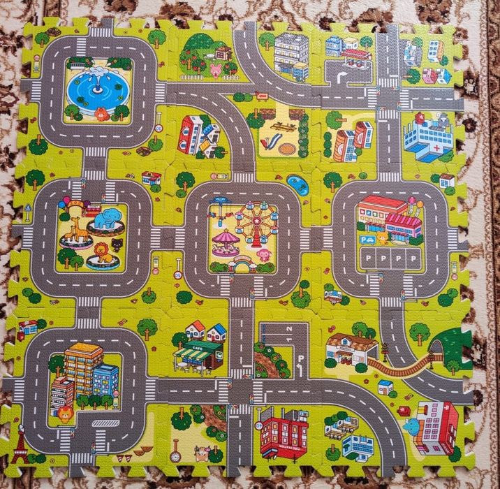 Продам напольный-коврик пазл.