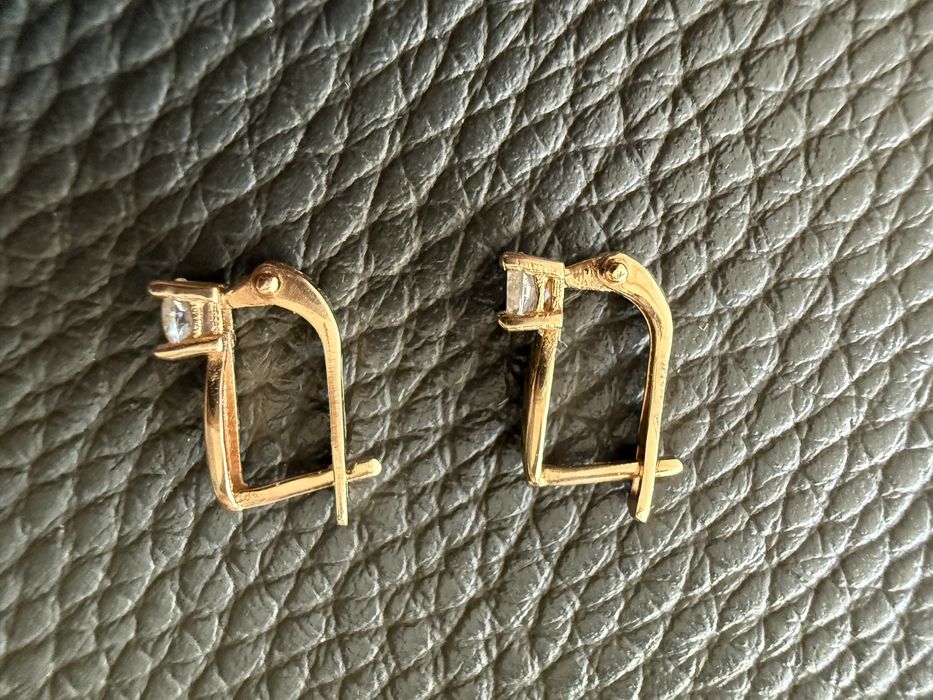 Серьги золотые детские