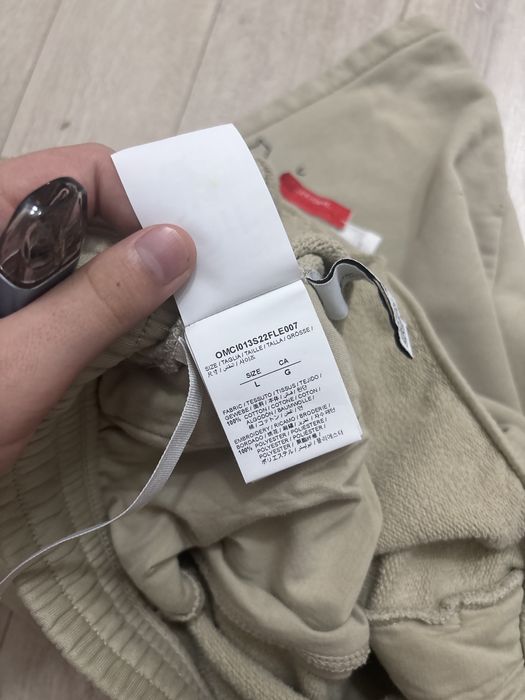 Off white pantaloni