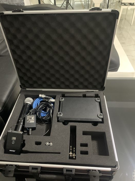 ORIGINAL - Shure SLX24, Bodypack SLX14 lavaliera instrument