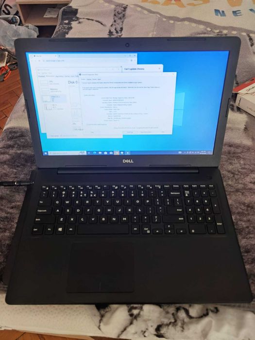 Laptop Dell Vostro 3581, i3-7020U, 4gb RAM + 1slot, 128gb M2, baterie nu mai tine