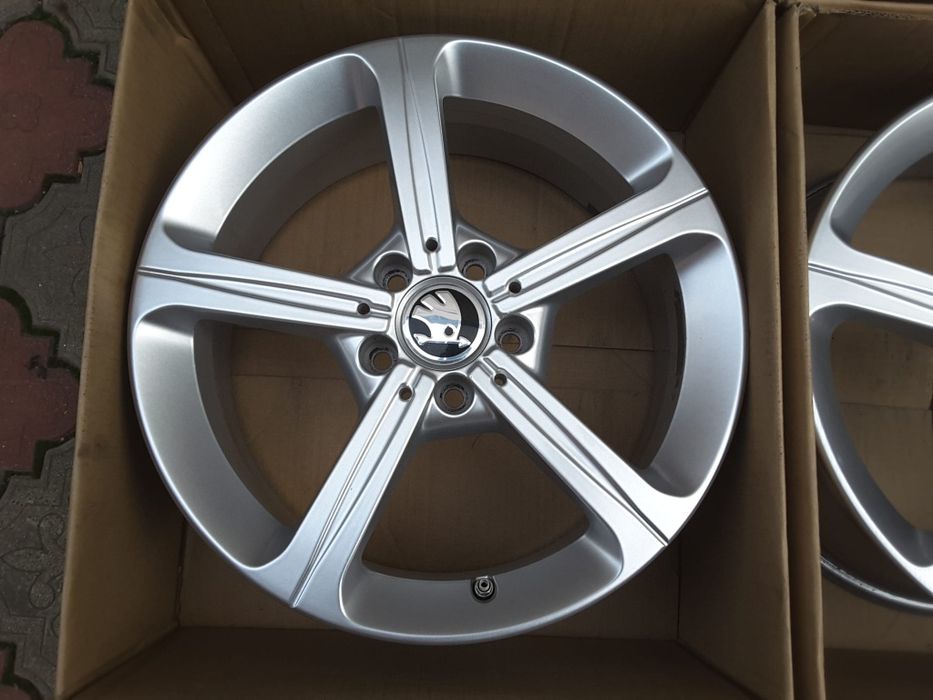 jante aliaj 17; 5x112; Skoda Octavia 2, Octavia 3, Octavia 4, Superb, Yeti