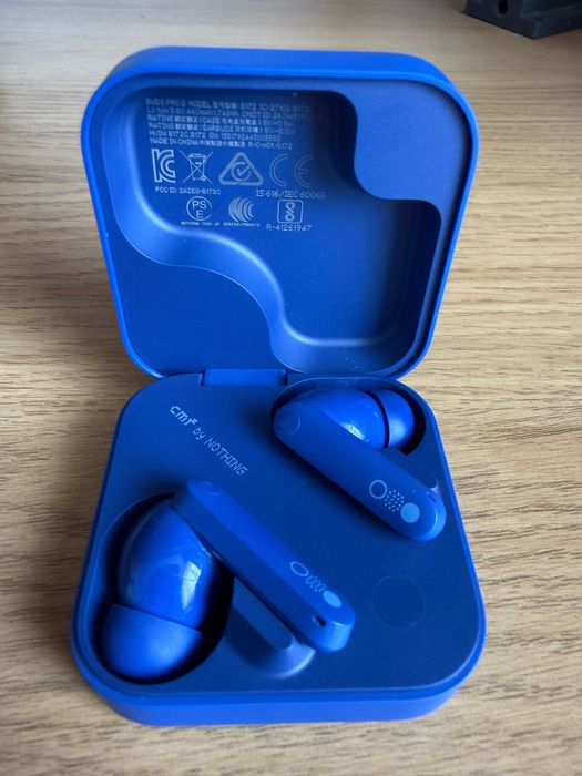 Căști wireless CMF Buds Pro 2 by Nothing (Albastru) - Impecabile