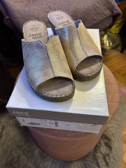 Papuci piele Jana