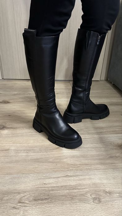 Cizme de piele lungi 37