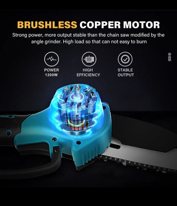 Drujba electrica mini drujba 8 inch 2 bateri