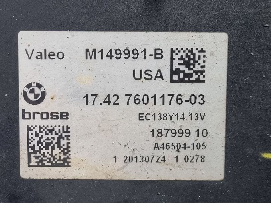 Electroventilator BMW X3 F25 2.0 D 2010 - 2014 184CP Manuala 6 Trepte (1361) Diesel ...