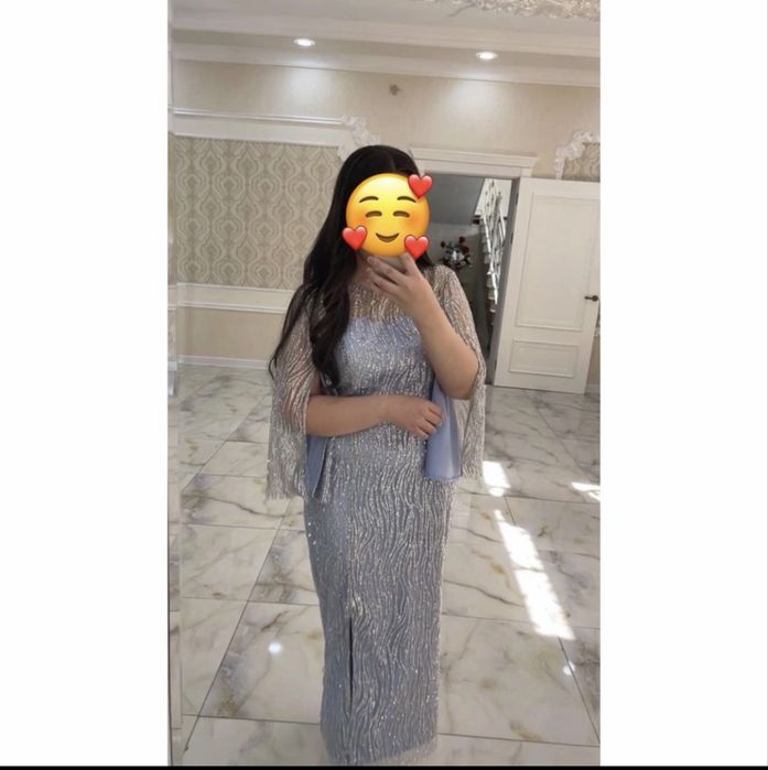 Вечернее платье блестящий