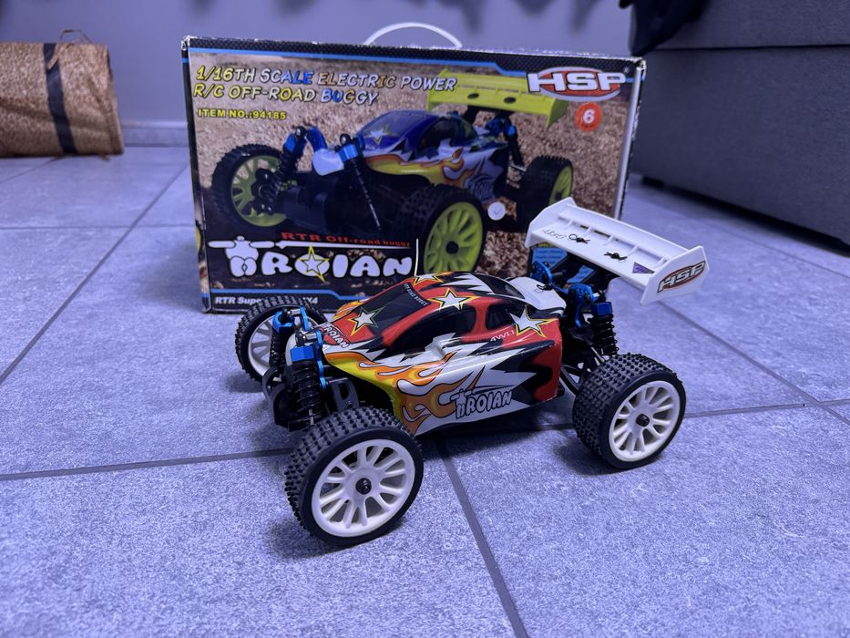 Automodel rc masinuta hsp troian 1:16 upgrade brushess 2.4ghz 4x4