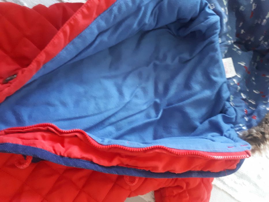 Памучен бебешки космонавт от 3 до 6 месеца