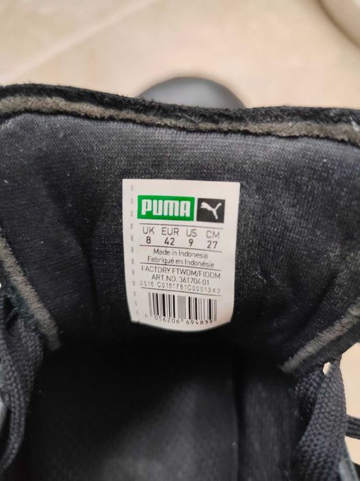 Маратонки Puma N 42, черни, в отлично състояние, на много добра цена