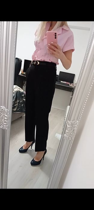 Зара Zara Черен официален панталон