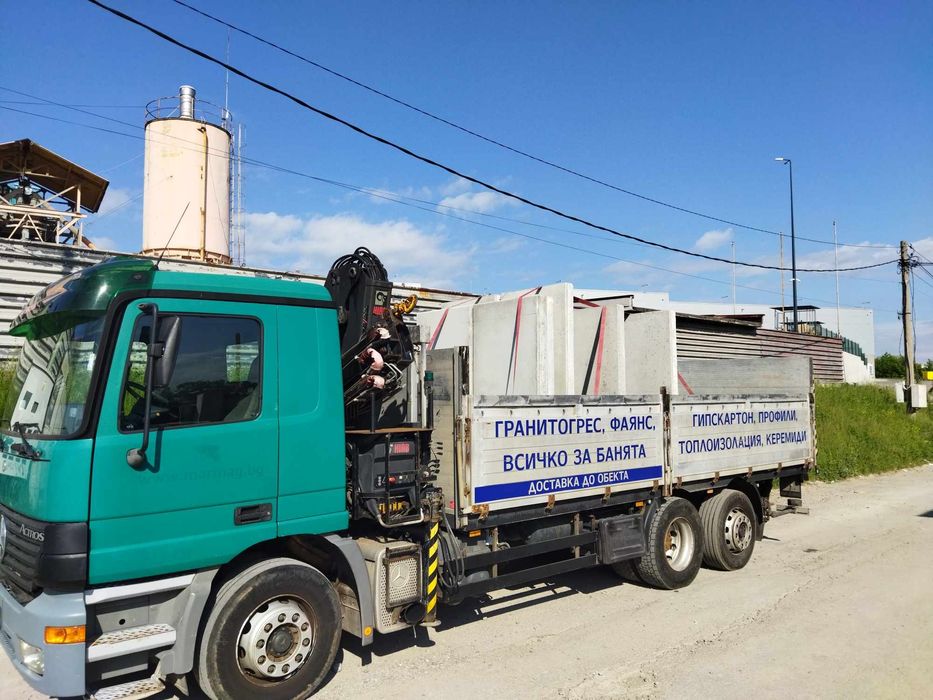 Транспортни услуги с Кран и Падащ Борд