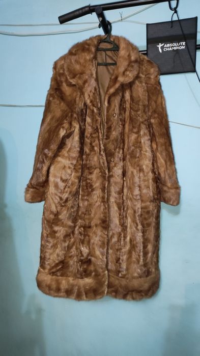 Шуба норковая. Длинная