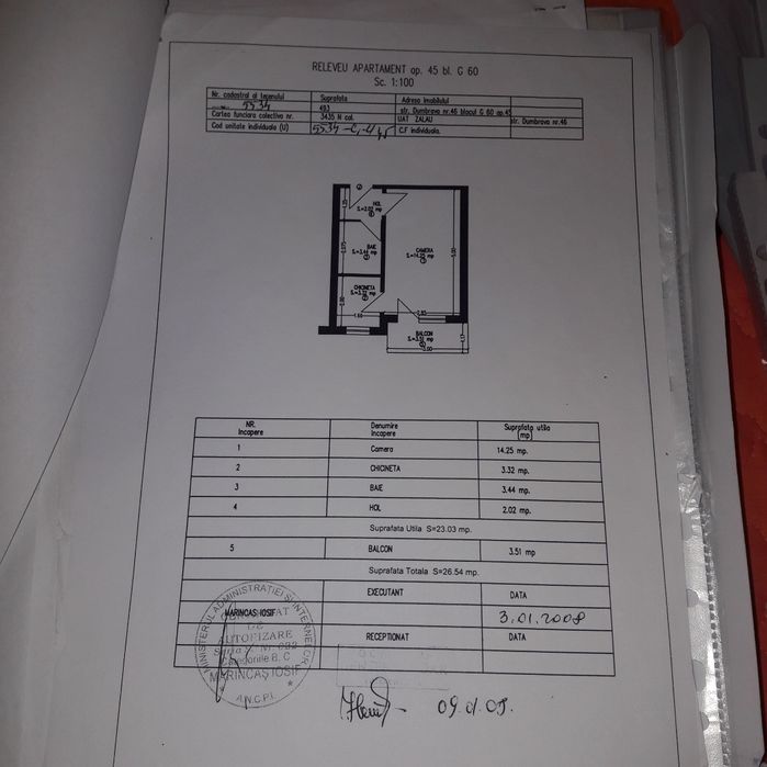 Garsoniera confort 1 Dumbrava 26 mpatrati