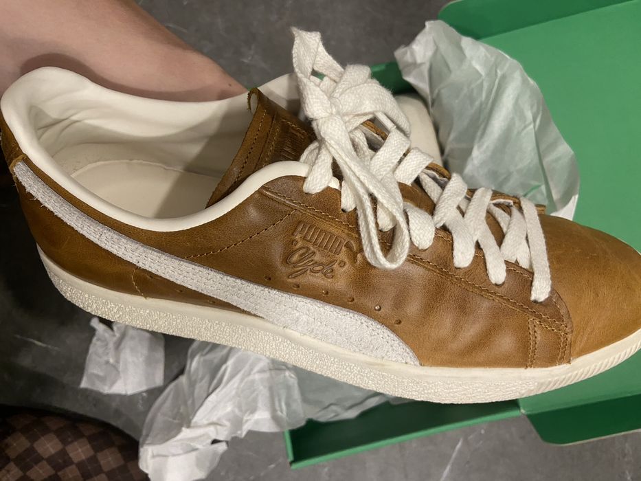 Кожени кецове - Puma x “Clyde” Leather Sneakers - №44