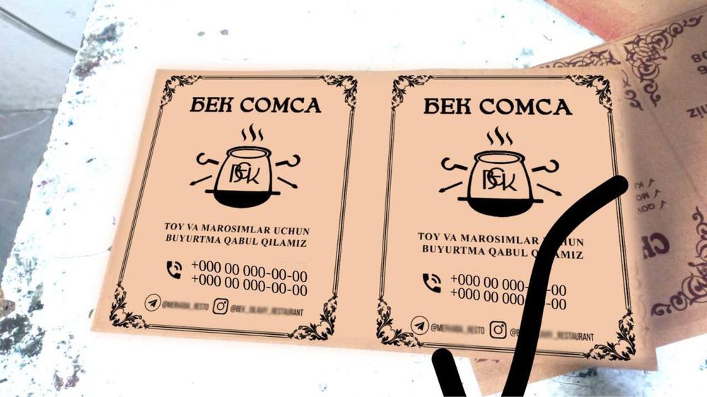 Qogoz paketlar Gumma Va Somsa maxsulotlar uchun