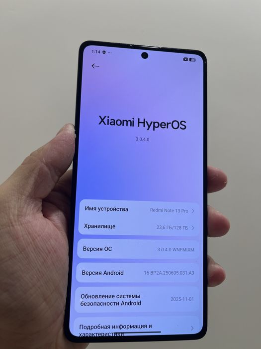 Xiaomi Redmi Note 13 pro 8/128