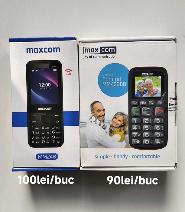 Telefoane Maxcom MM248 si MM428BB