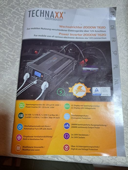 Inverter 2000W TE20 Ultra Performant