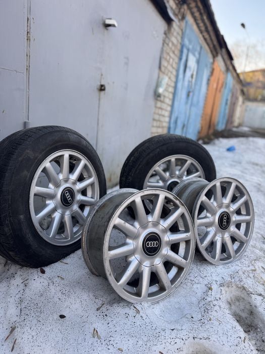 продам титанки R15 на ауди 100, а4