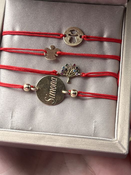 Bratari cu Aur 14 K si Snur -400 lei /Gr . Ca nou