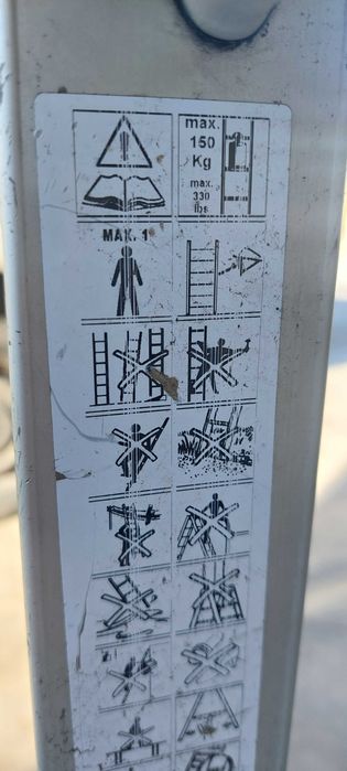 Алуминиева стълба   2 x 4