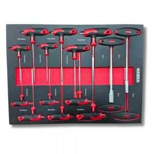 Количка с инструменти с инструменти с 12 чекмеджета HAWEK