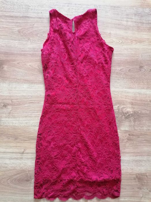 Дамска червена коктейлна рокля