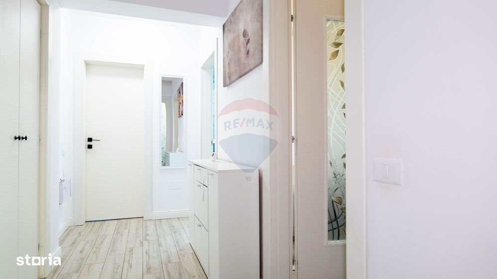 Dobroesti - vanzare apartament 2 camere mobilat complet, cu terasa