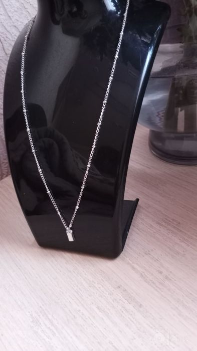 Продам серебряную цепочку с кулоном 925 проба
