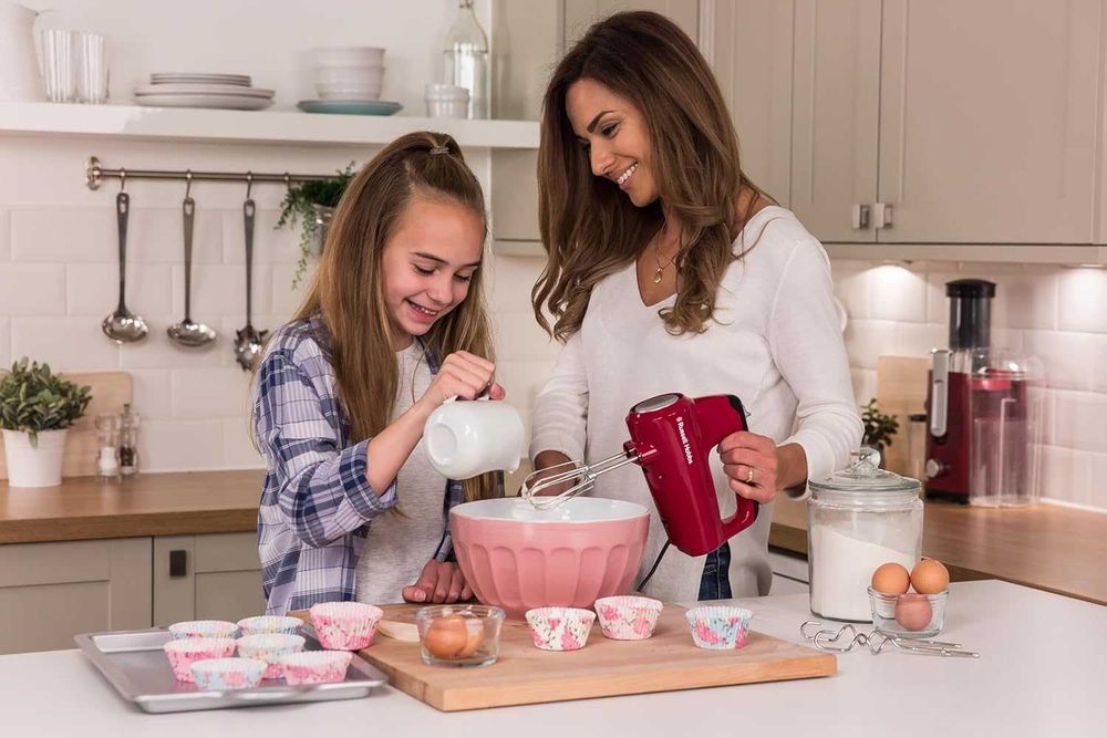 Миксер Russell Hobbs Desire, 350W, 5 скорости, червен