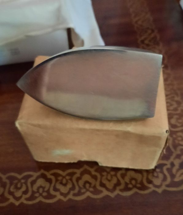 Игрушка утюг с подставкой нержавейка