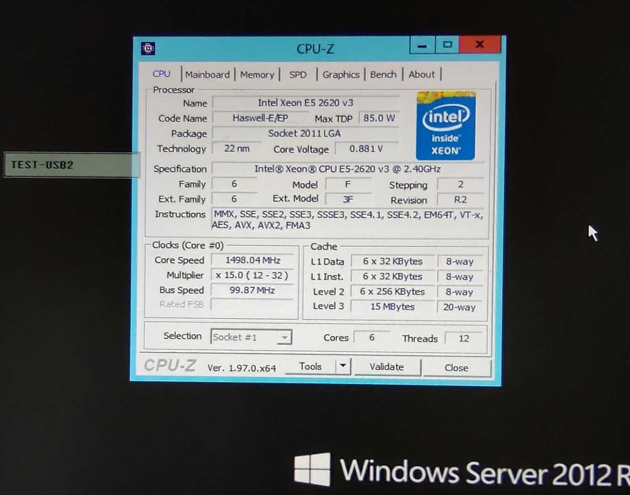 Сървър HPE DL180 Gen9 8SFF Xeon Е5-2620v3 6C 2.4-3.2GH 32GB P440/2GB