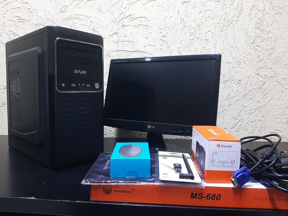 Компьютер Windows 10 Озу-4ГБ SSD-128ГБ Комп с доставкой и установкой