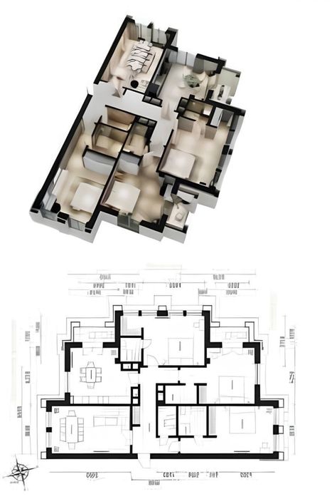 ЖК WISTON 4/7/11 коробка 141м2 / кадастр / дархан