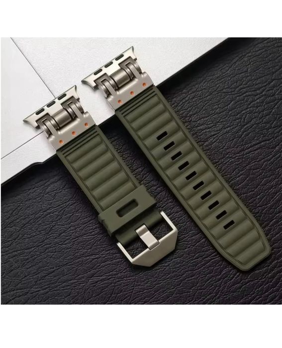 Curea Comp Ceas Apple Watch Insertie Titanium Incarcator Cablu Iphone
