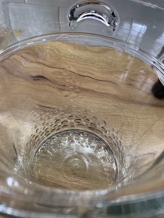 Стъклена шампаниера / Италия / 80-те