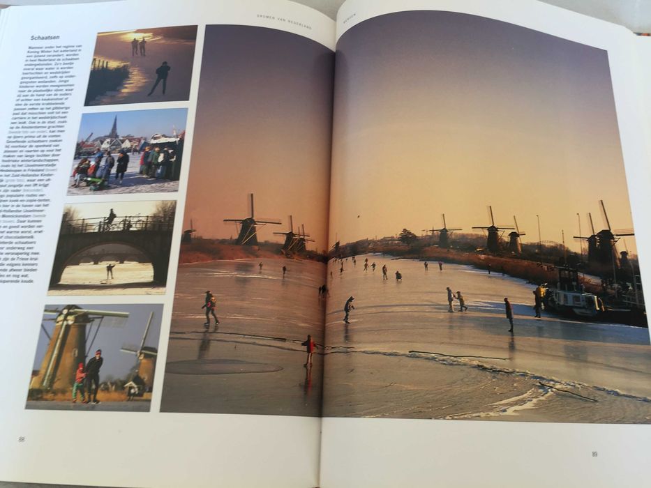 Стара луксозен албум Dromen van Nederland Frans Lemmens, 1998 като нов