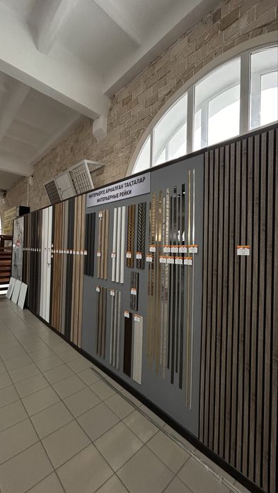 Гибкий мрамор, бамбуковые и 3д панели