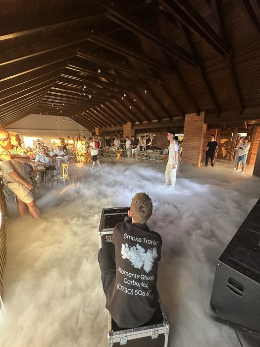 Fum greu cu gheata carbonica pentru evenimente in Satu Mare