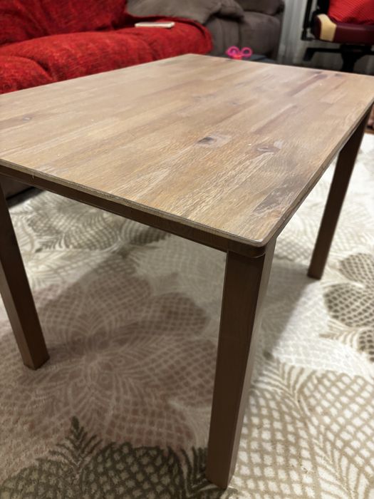 vand masă din lemn 76x50 cm – ideală copii / spații mici / birou
