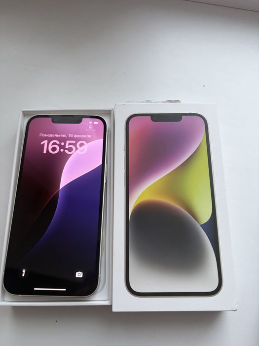 14-айфон! 128 гб.