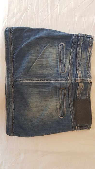 Къса дънкова пола