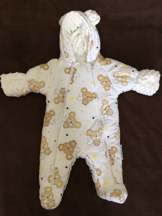 Комбинезон + конверт+ шапочка, зимний комплект