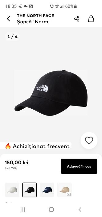 Șapcă The North face