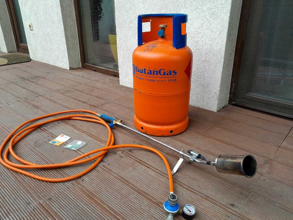 HIDROIZOLAȚII - Arzător, reductor presiune și BUTELIE propan