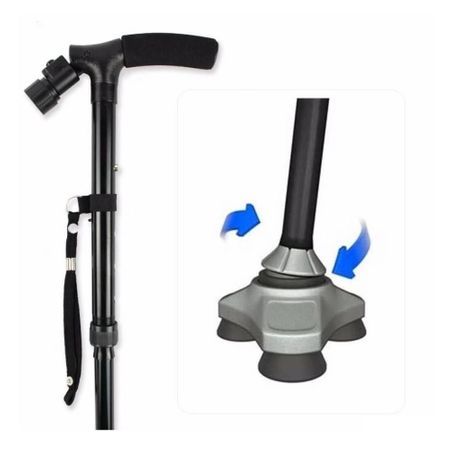 Baston pliabil cu lanterna Benson Easy Ergo Led NOU !